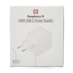 OFFICIAL Raspberry Pi 45W USB-C Power Supply Adaptor for Raspberry Pi Laptops Tablets Smartphones and more